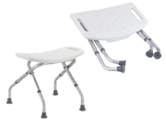 SILLA DE BAÑO CON / SIN ESPALDAR  (MARCA: K&I)