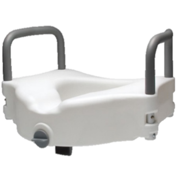 ASIENTO ELEVADO DE INODORO  CON / SIN APOYA BRAZOS   (MARCA: K&I)